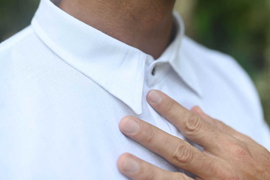 Chemise classique en bambou. Manches longues